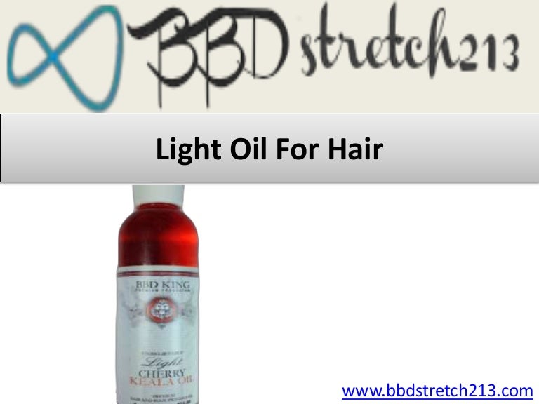 Light oil for hair