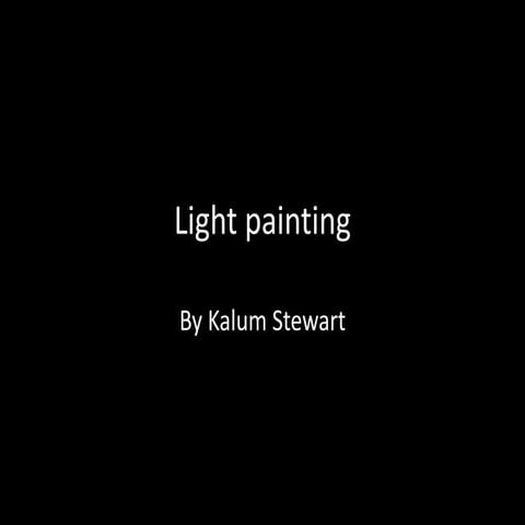 Light painting 