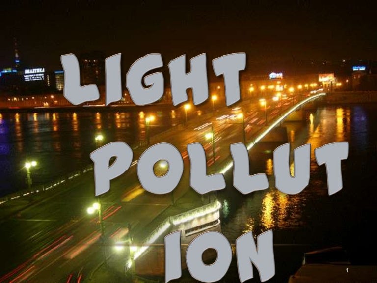 Light pollution