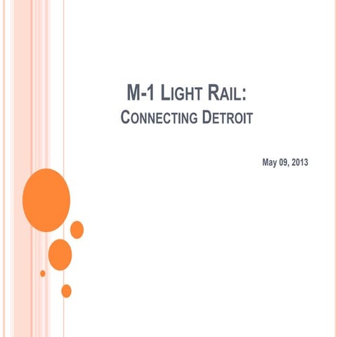 Light Rail Presentation | PPTX
