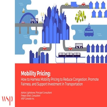 Mobility Pricing: How to Harness Mobility Pricing to Reduce Congestion, Promo...