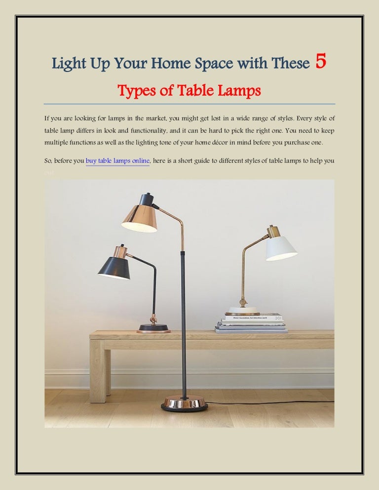 short wide table lamps