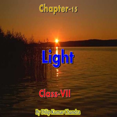 15. Light by Dilip Kumar Chandra