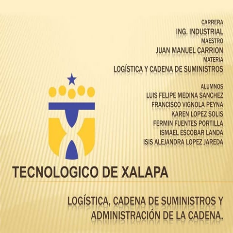 Ligistica y cadena de suministros.2