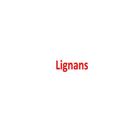 Lignans.pptx Use of microbes in industry. Production of Enzymes- General consideration -  Amylase, Catalase, Peroxidase, Lipase, Protease, Penicillinase