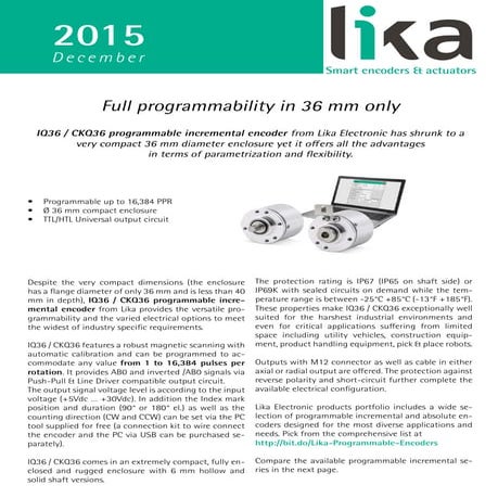 Lika Electronic December 2015 Newsletter ENG | PDF