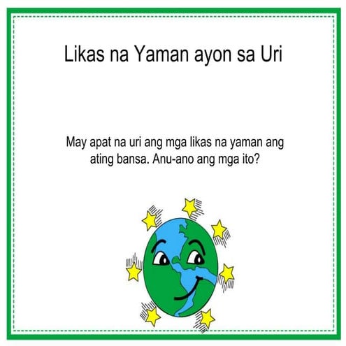 Likas na yaman ayon sa uri