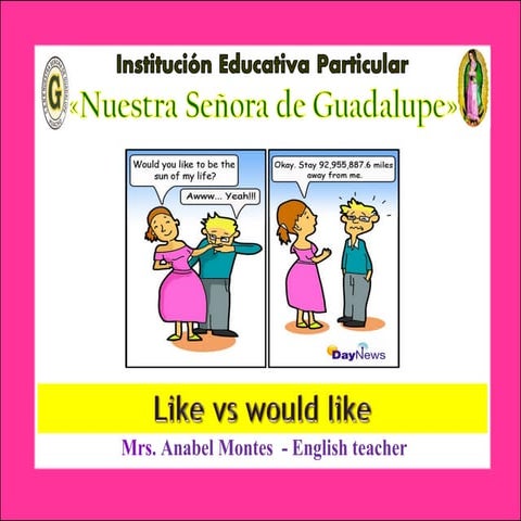 Like   would like 4° a