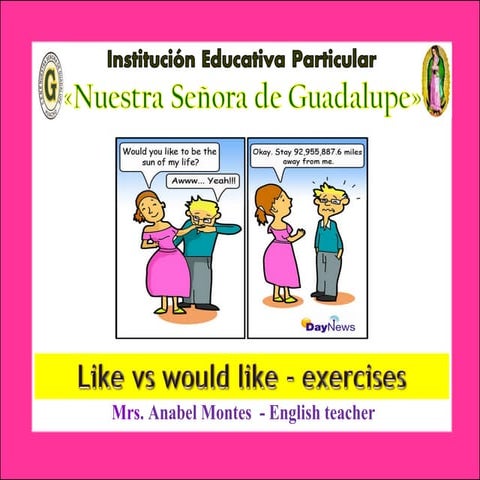 Like   would like 4° b