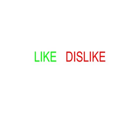 Like or do you dislike art works