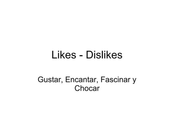 Likes and dislikes name | PPT