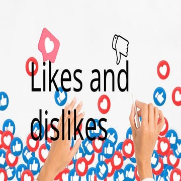 likes and dislikes -   - Clase de inglés