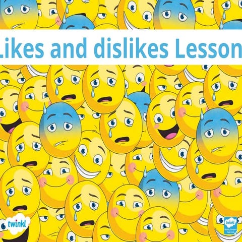 Likes and Dislikes Powerpoint, PPT english class | PPTX