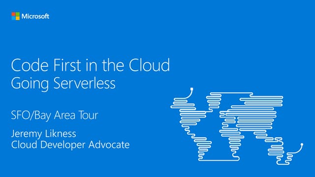 Code First with Serverless Azure Functions
