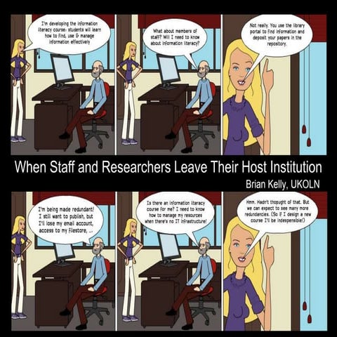 When Staff and Researchers Leave Their Host Institution