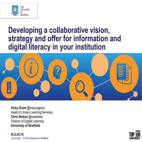 Developing a collaborative vision, strategy and offer for information and dig...
