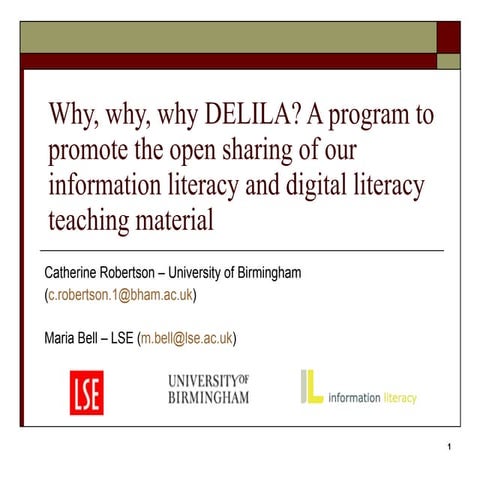 Why, why, why DELILA (LILAC 11)