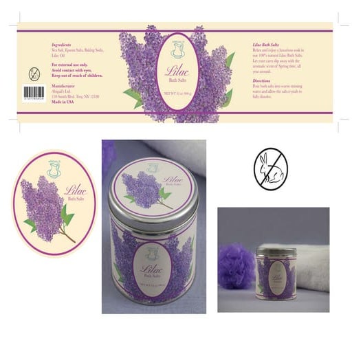 Abigail's Lilac Bath Salts