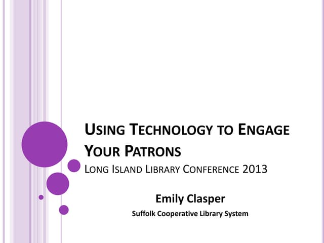 Using Technology to Engage Your Community