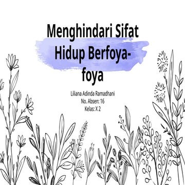 PABP_KELAS_X_MENGHINDARI BERFOYA-FOYA.pptx