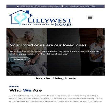 lillywest assisted living home