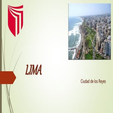 LA HERMOSA CIUDAD DE LIMA