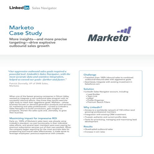 Marketo Case Study