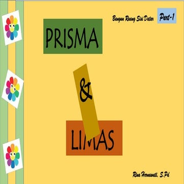 Pembelajaran Limas dan Prisma lebih mudah