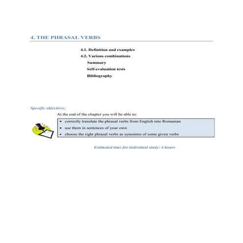 Limba engleza unitatea iv