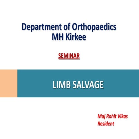 Limb salvage
