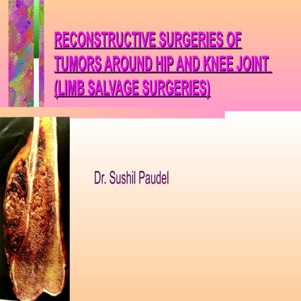 Limb salvage of lower extremity