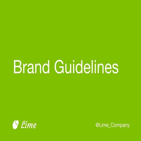 Lime - Brand Guidelines