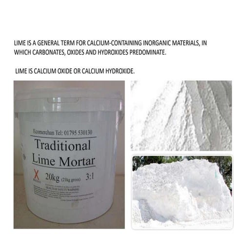 lime as building material.pptx