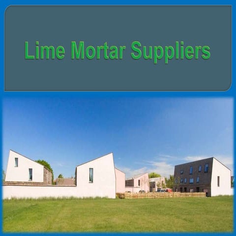 Why use lime plaster | PPTX