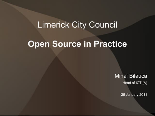 Limerick city co   open source in practice