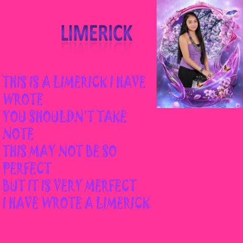 Limeric poem