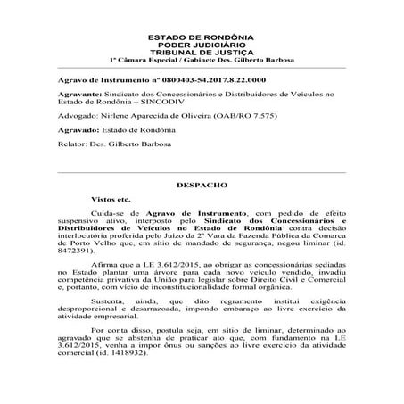 Suspensa lei que obrigava concessionárias a plantar árvore por cada veículo v...