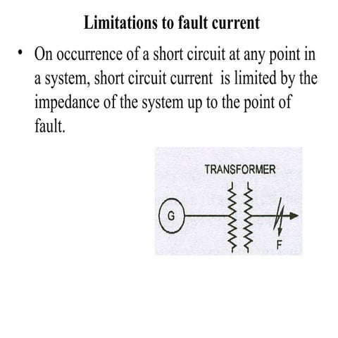 Fault Level Calculation | PPTX