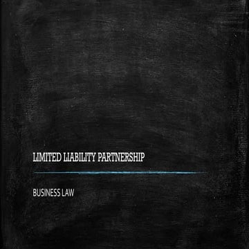 Limited liability partnership