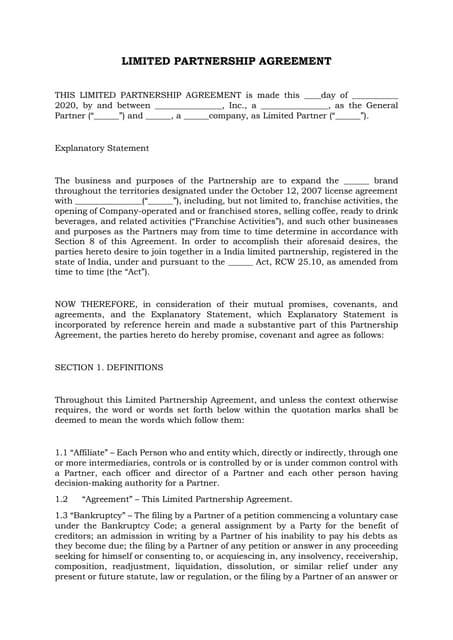 PARTNERSHIP DEED AGREEMENT | PDF | Business Accounting & Finance | Business