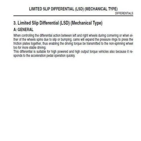 Limited slip differential
