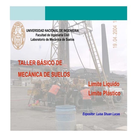 Limite liquido  y plastico ppt 
