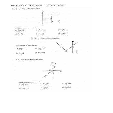 Limites exercicios