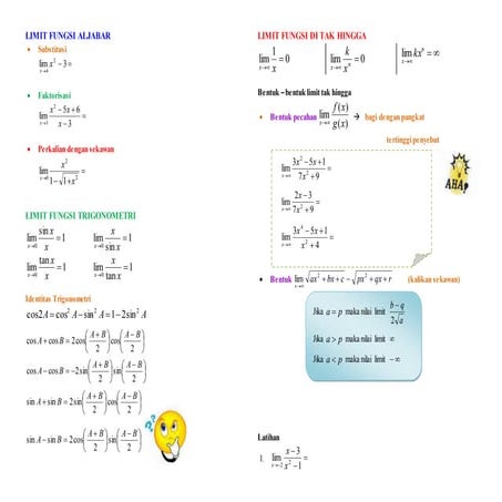 Limit Fungsi | DOCX