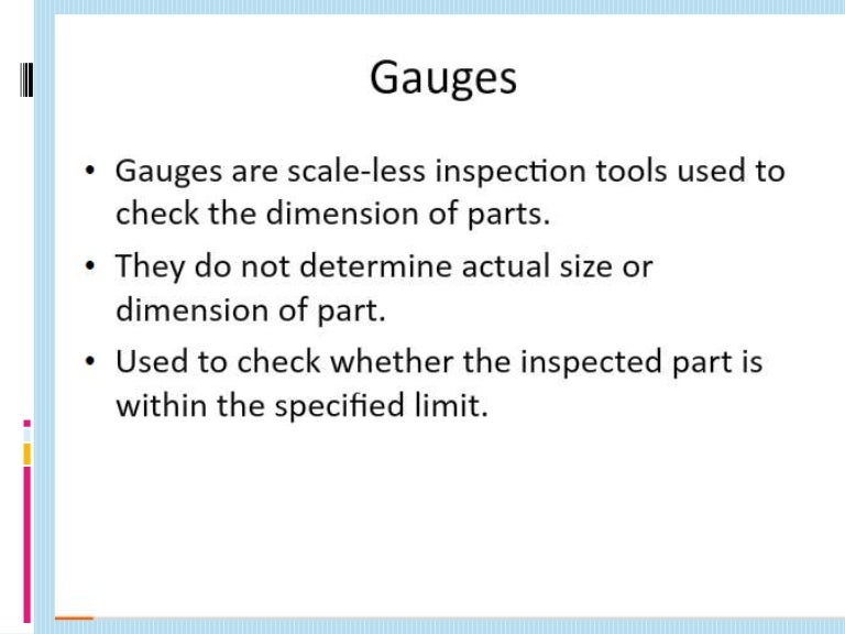 Limit gauges