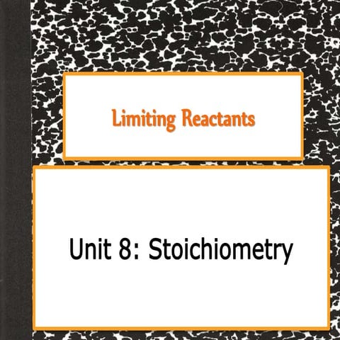 Limiting reactants