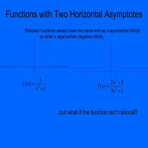 Limits At Infinity Part2 12.17.07