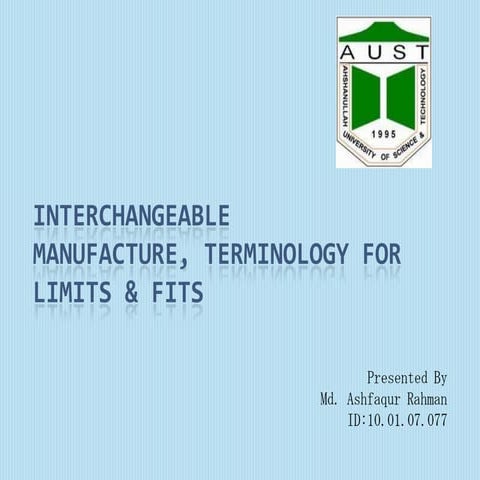 Limits,tolarence and fits