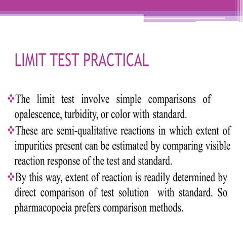 Limit test