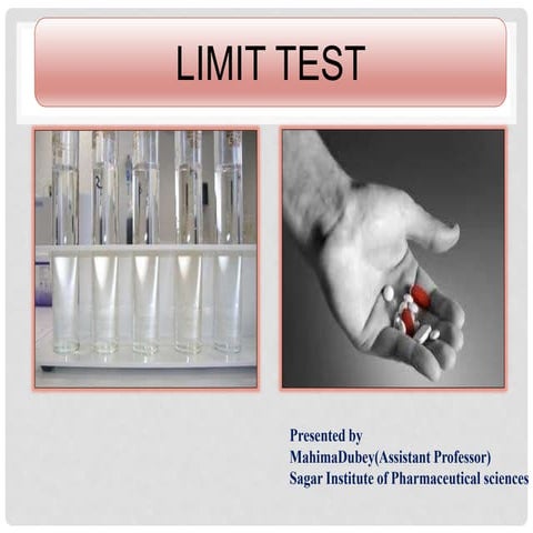 Limit test   sulphate